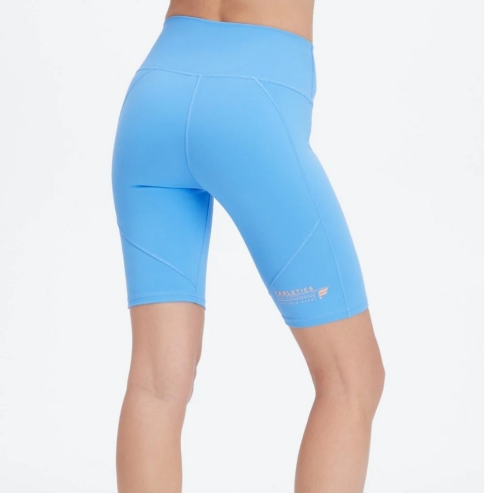 Fabletics Defined Powerhold High Waisted Bike Shorts - Picture 3 of 7